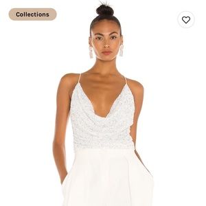 Revolve X Retrofete Collection Sequin Michal Tank